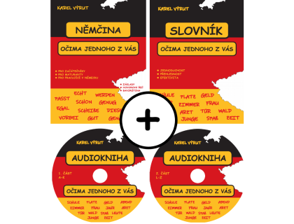 Učebnice + Slovník + Audioknihy 1. část + 2. část